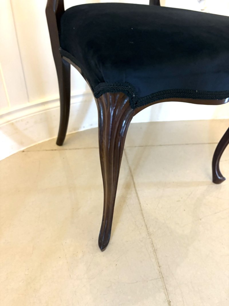 Superb Quality Set of Ten Antique Victorian Rosewood Dining Chairs - Image 14